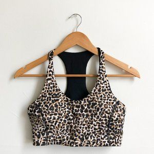 Outdoor Voices Doing Things Bra in Leopard